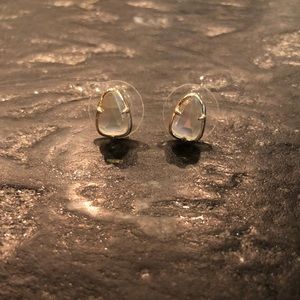 Kendra Scott Hazel Stud Earring Iridescent Grey